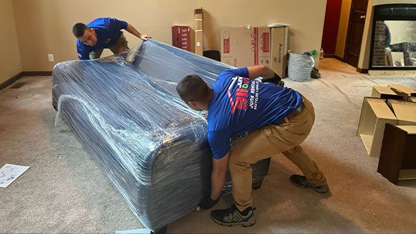 We wrap your furniture to make sure no damage happ