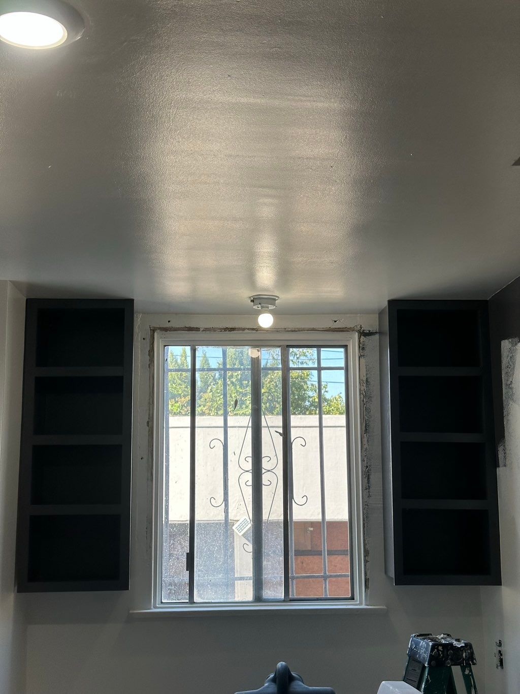 Custom kitchen cabinets hung 