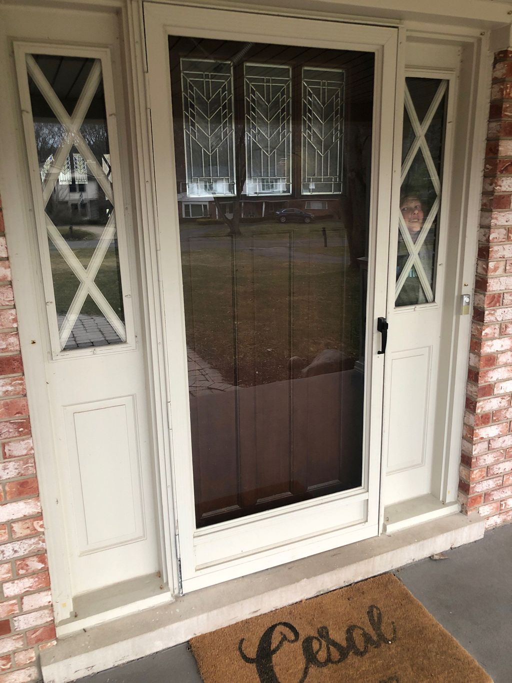 Old Front Door Removed