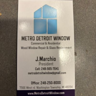 Avatar for Metro Detroit Window Repair Inc.