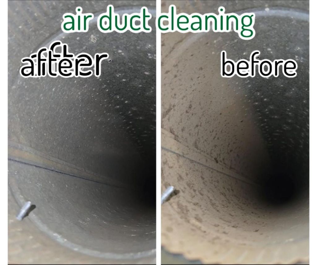 Air Duct Supply Vent before/after