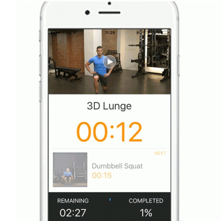 Straight-forward video demonstrates each exercise,