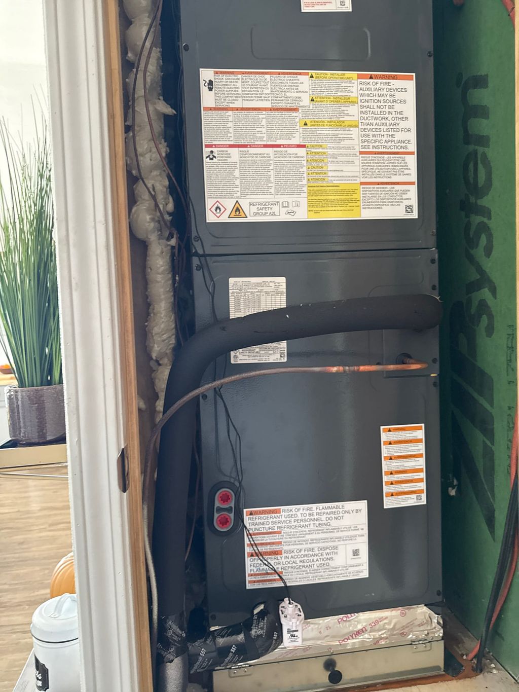 Goodman Air-handler installation