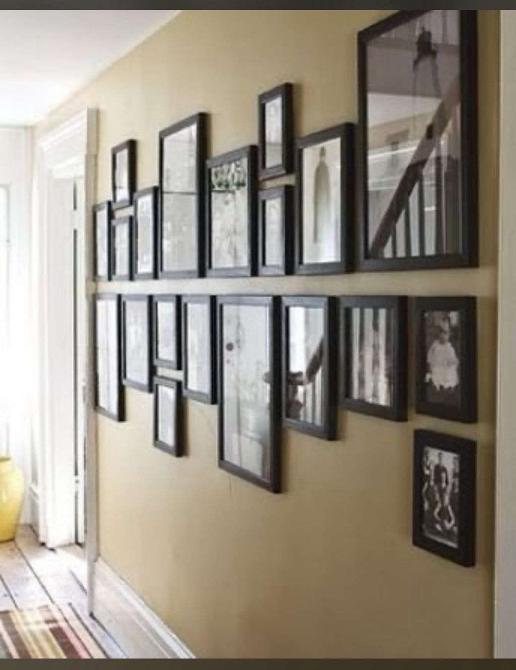 Picture hanging and curtains as well. 