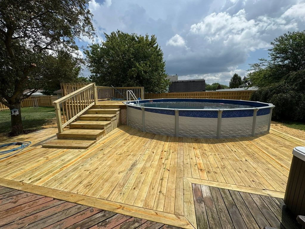 New build Deck and Pool