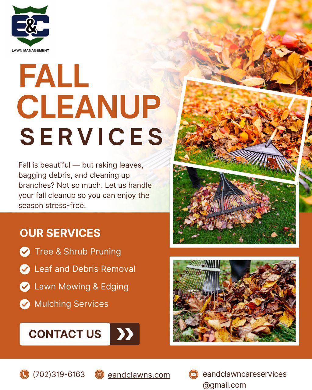 Fall Flyer - Book your services Today !