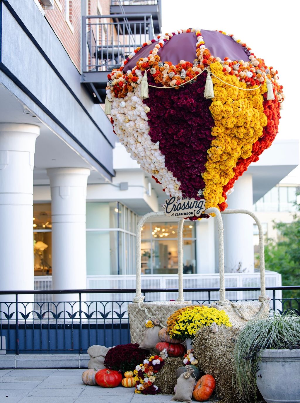 A custom built 14 ft. hot air balloon.