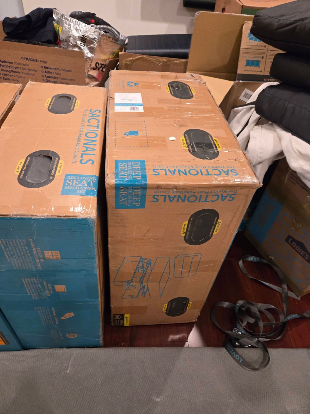 Lovesac Sectional Boxes