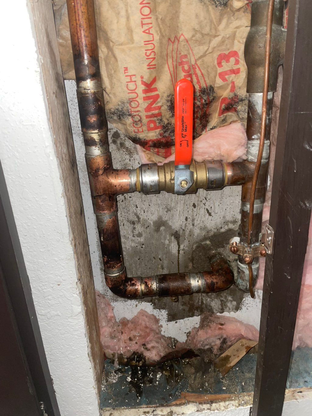 After rebuilding this water shut off valve. It was