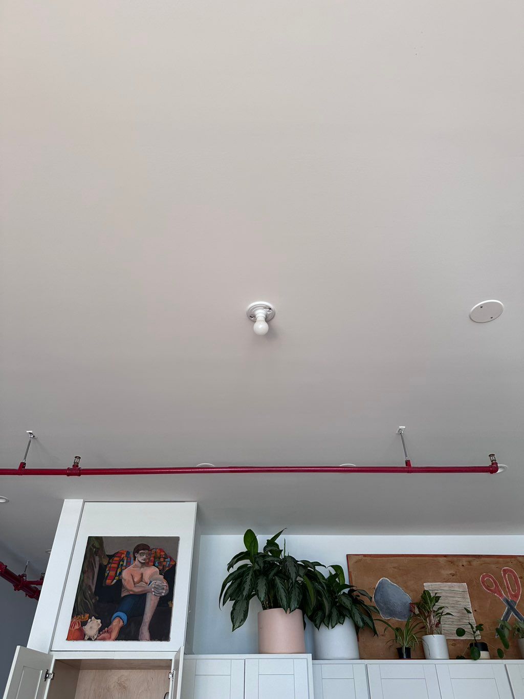 Light fixture change (before)