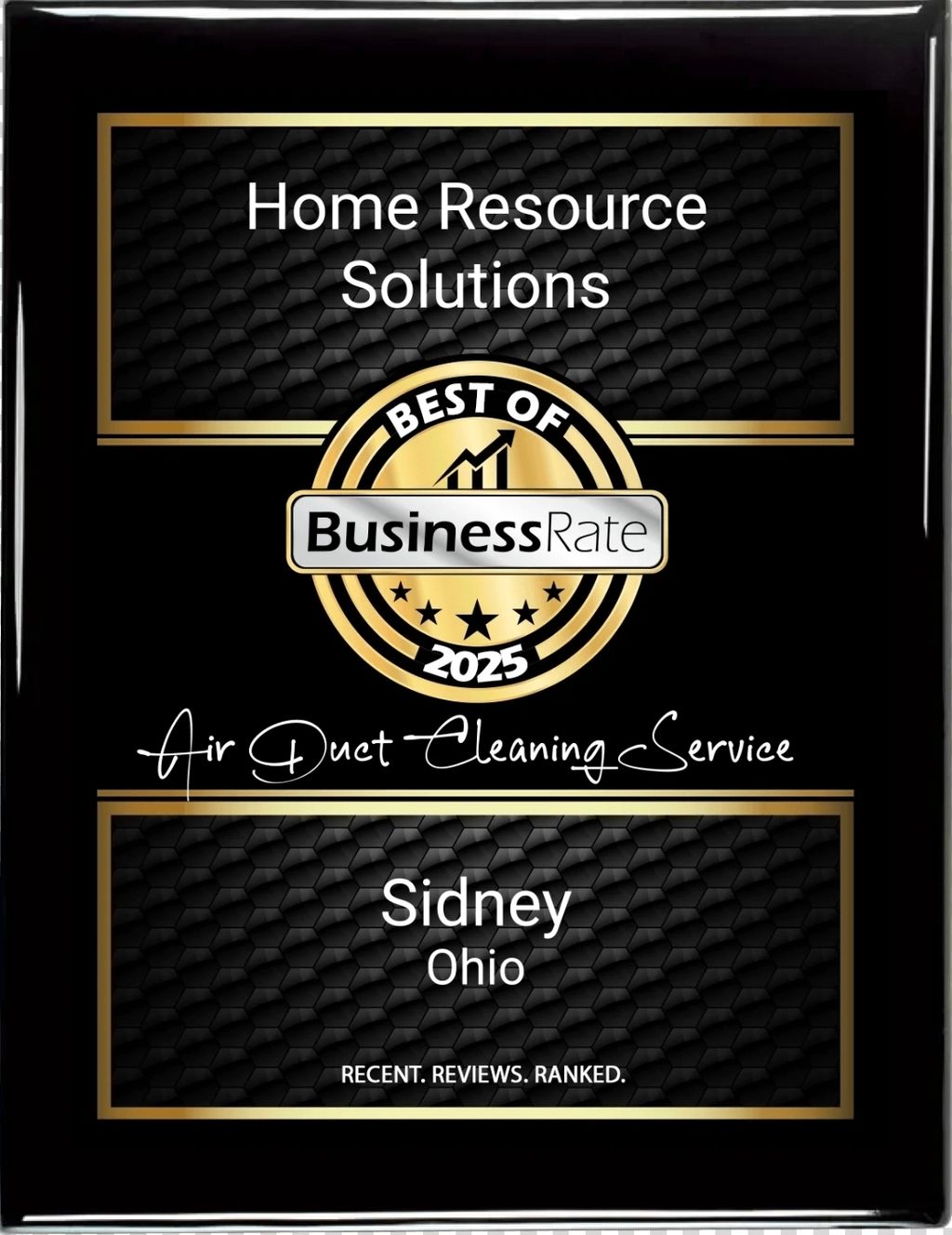 we won the 2025 best air duct cleaning service. th