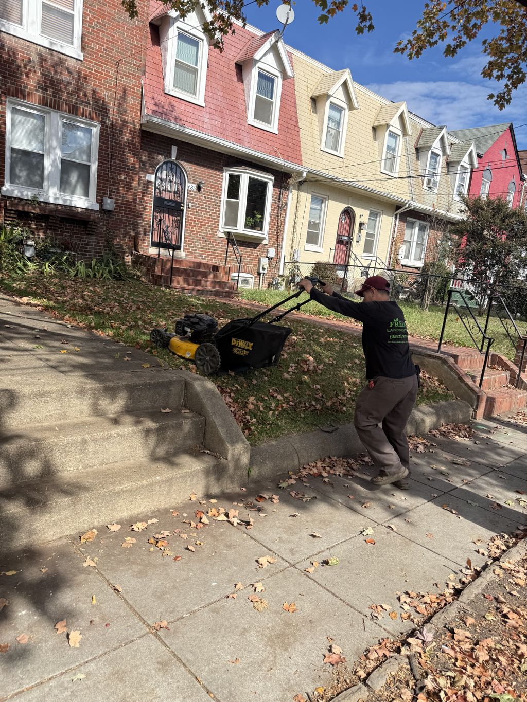 leaf and mowing services 