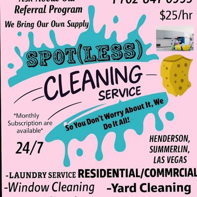 Avatar for Spot(less) Cleaning Service