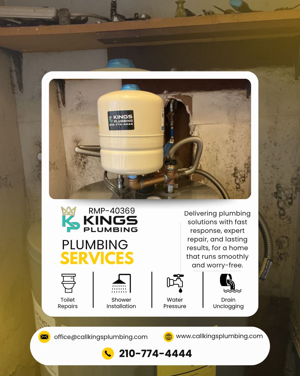 “Your pipes called — they want the King on speed d