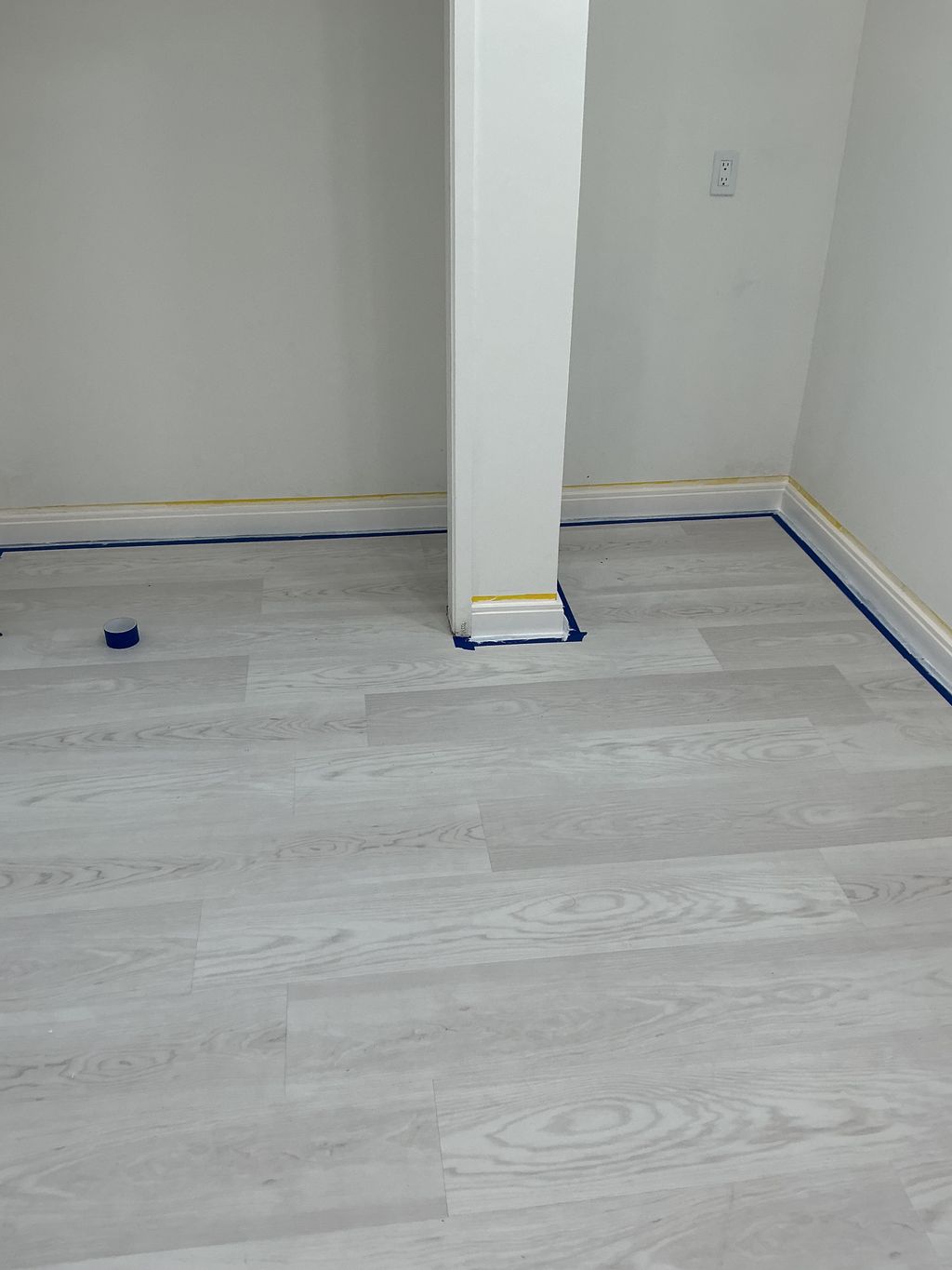 Newly installed base board