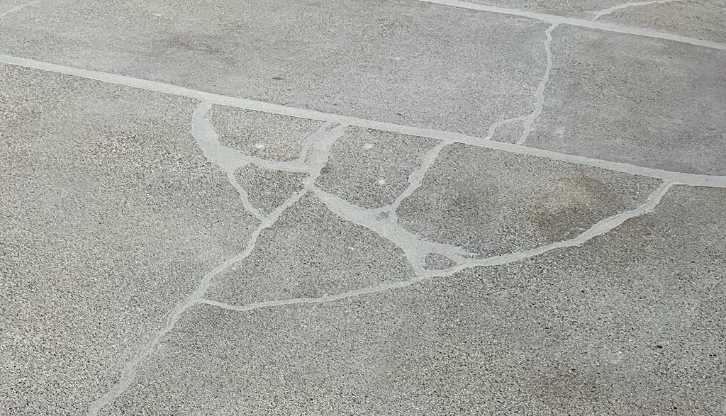 After Concrete driveway crack repair Escondido, CA
