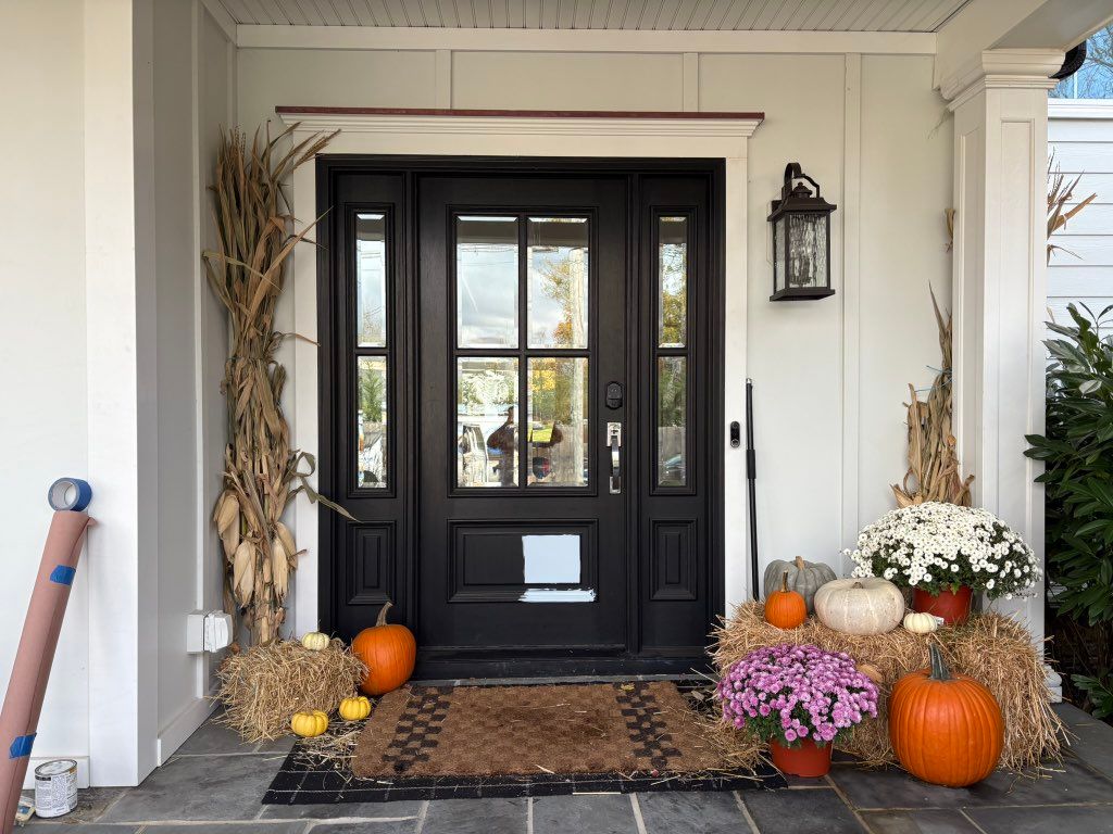 Before pic of fiberglass door 