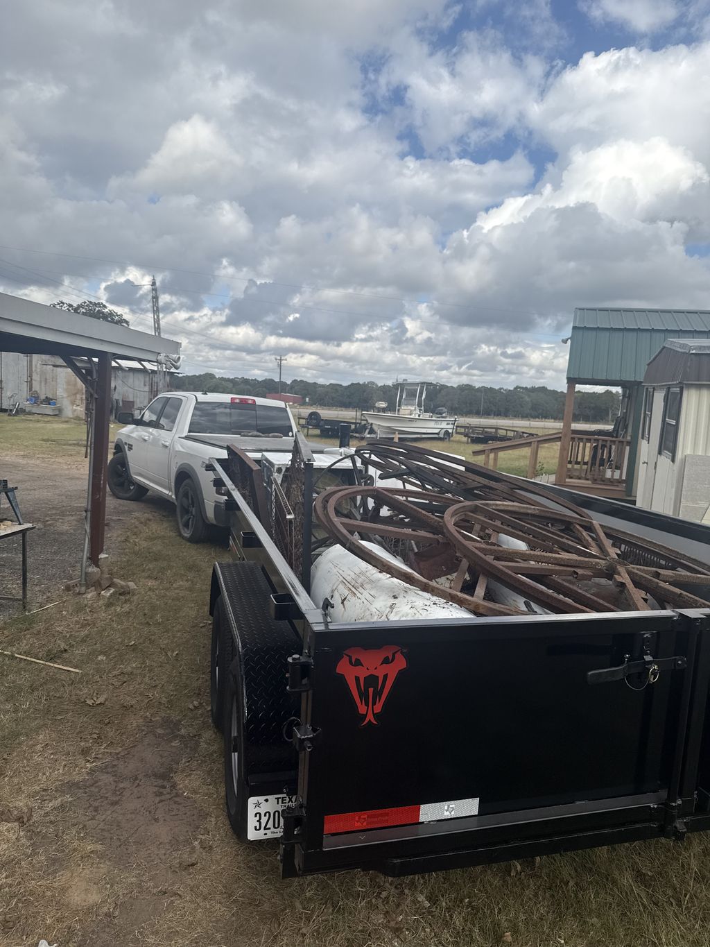 First load. Off to the scrap yard