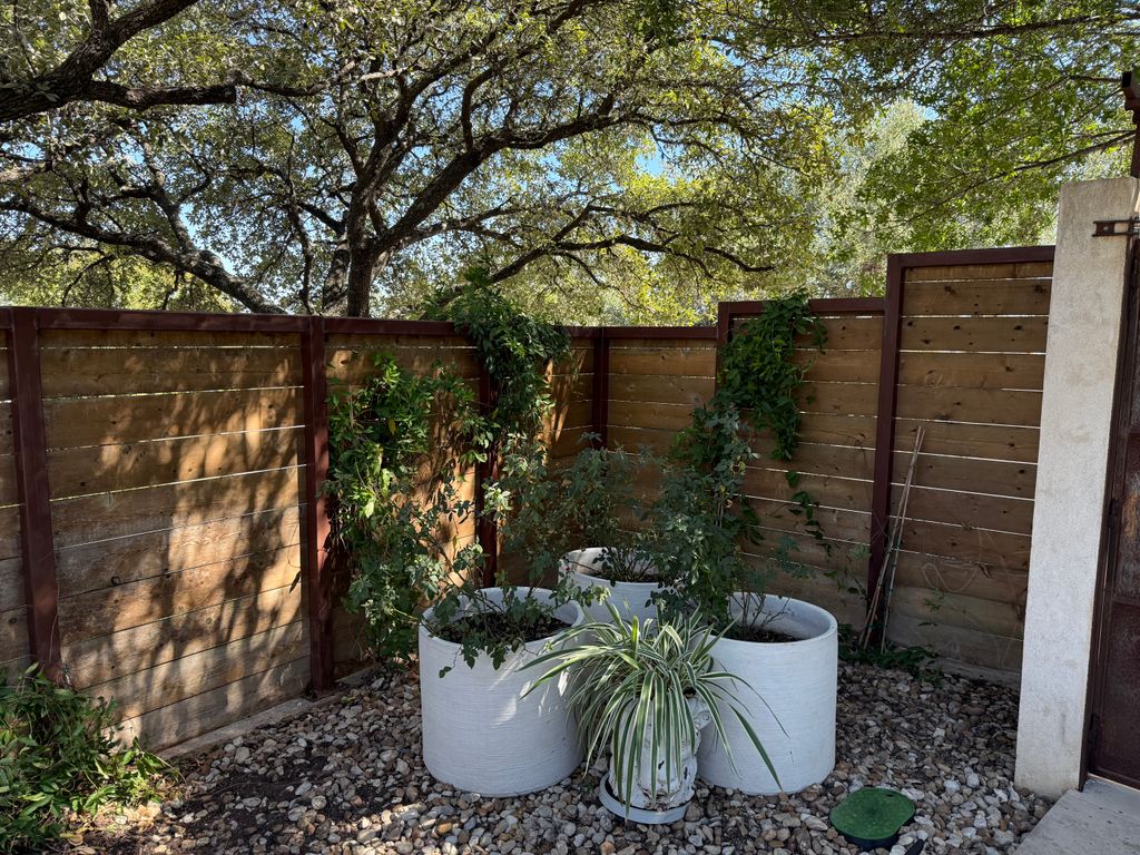 Fence Staining - Before