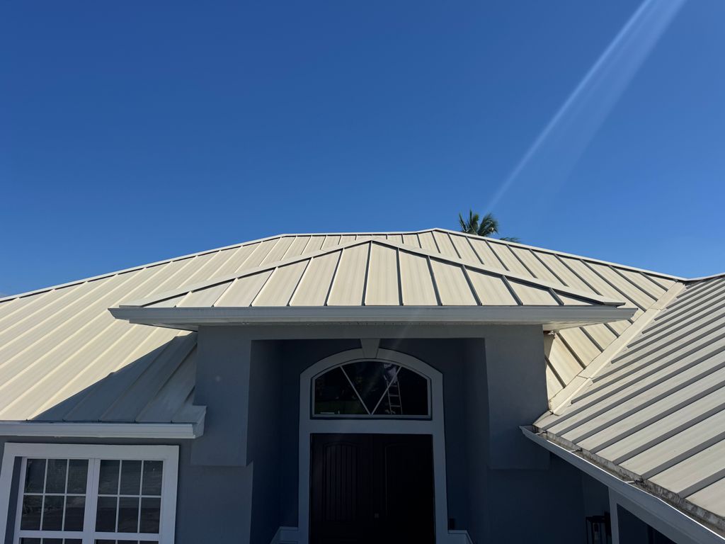 Post Metal Roof Wash