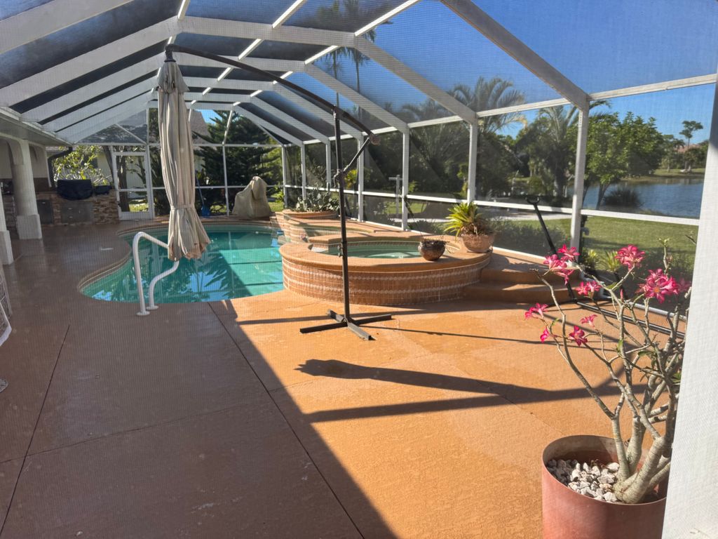 Post Clean Pool Deck