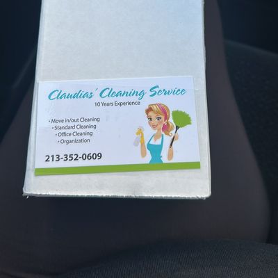 Avatar for Claudia’s cleaning services