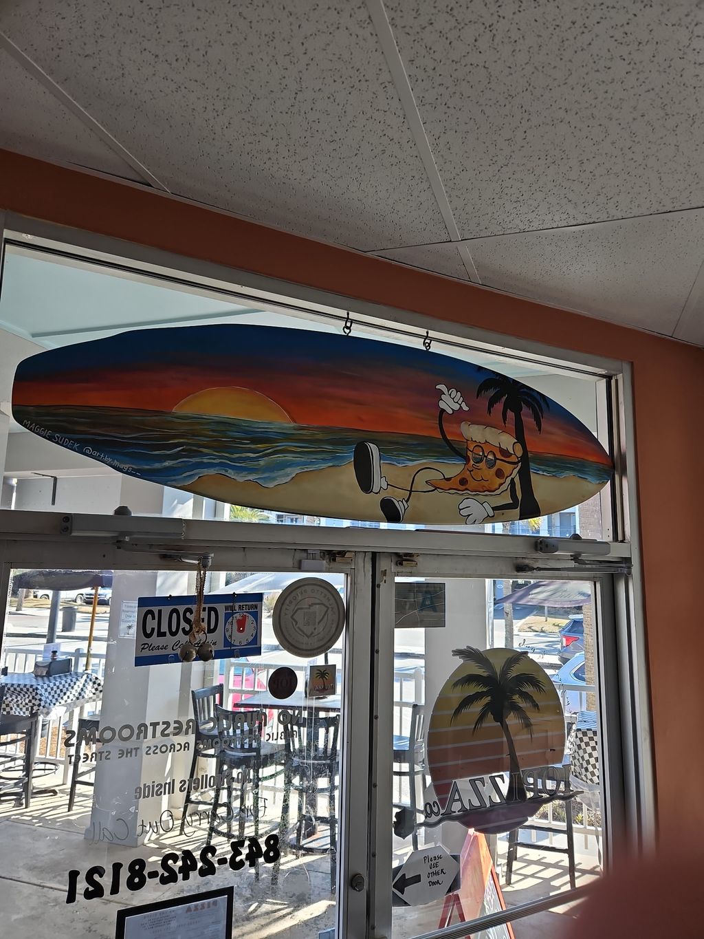 Commission Surfboard for IOPizza