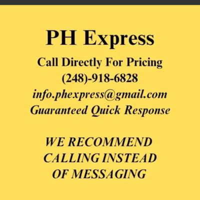 Avatar for PH Express (2hr Minimum)