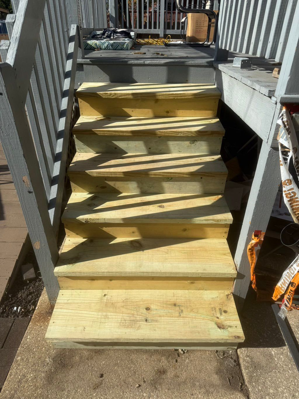 Porch Stair replacement- AFTER
