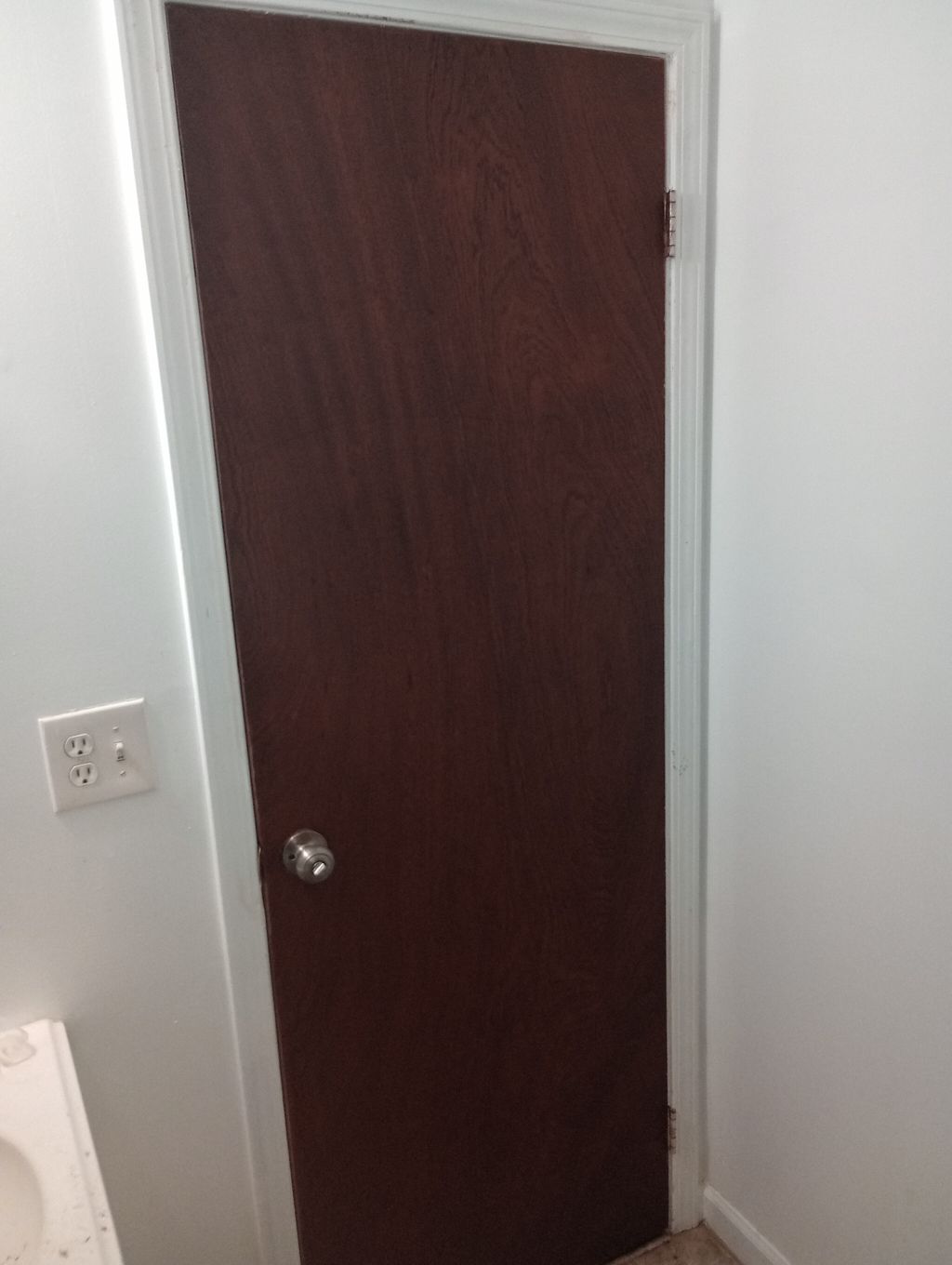 Stained to match flooring 