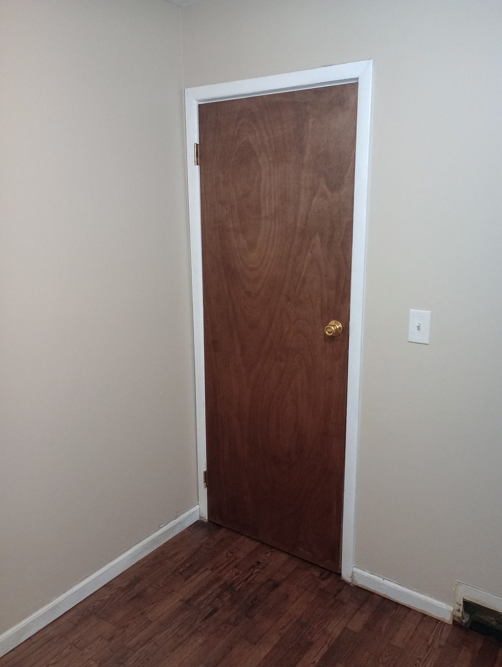 Stained to match flooring