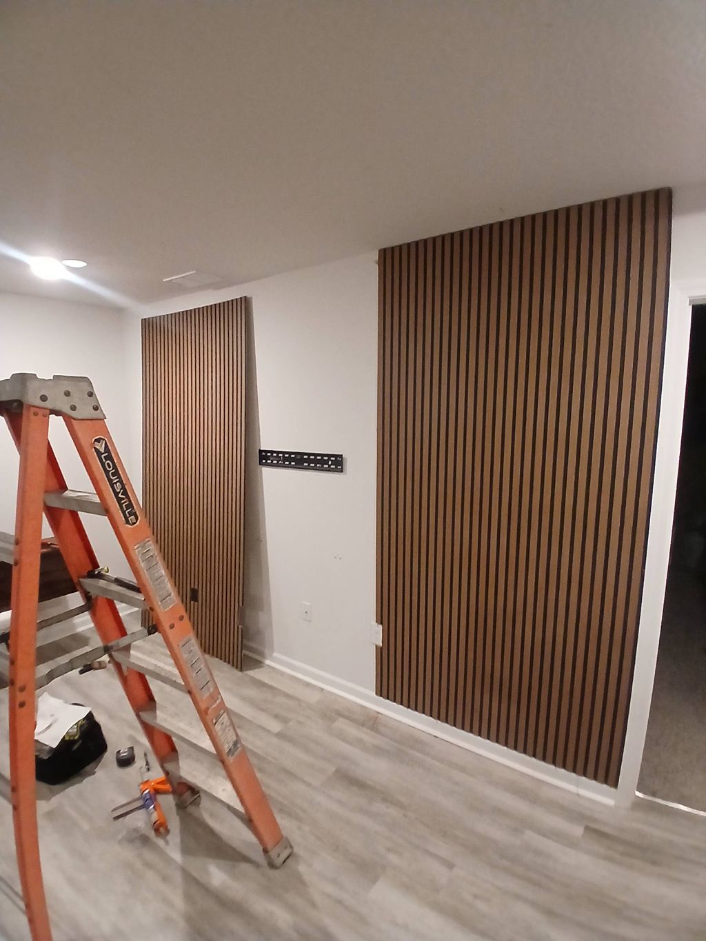 Wood Slat Installation 