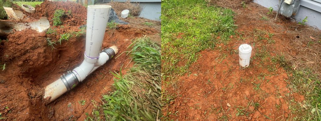 Clean out installation