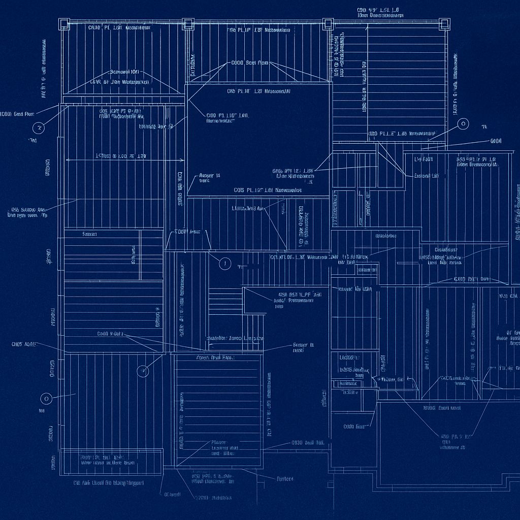 Design of a custom house with steel beams, CMU sto