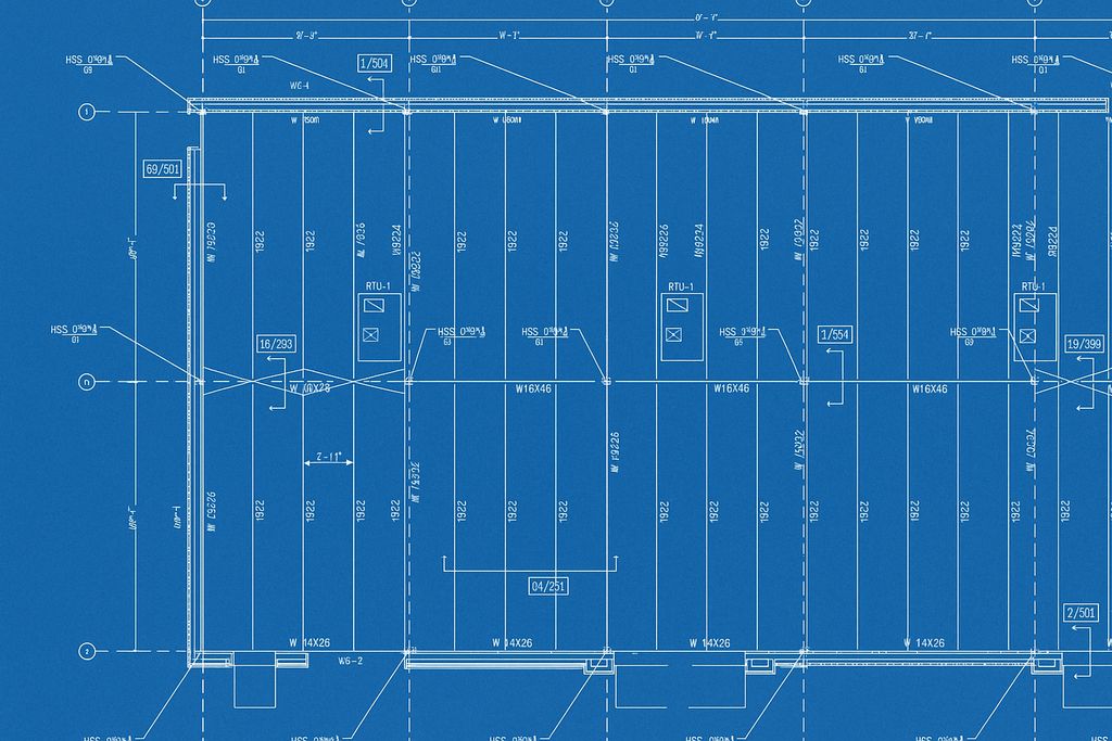 Design of a commercial retail strip building