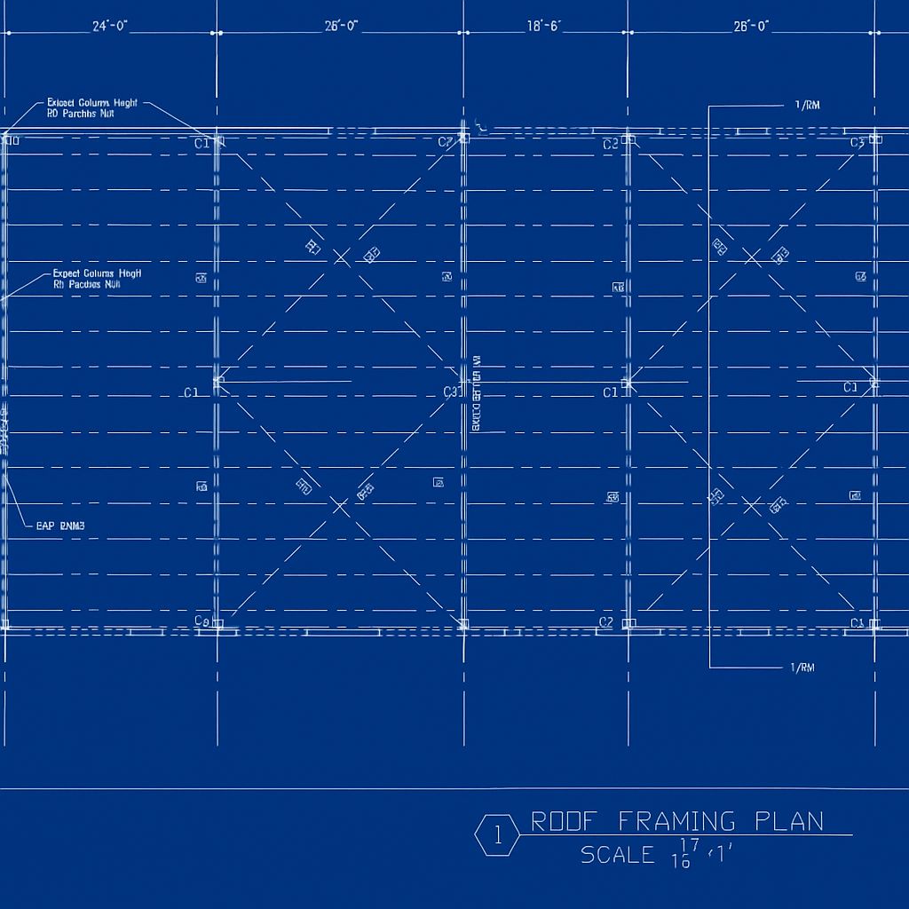 Design of a metal building including welded constr