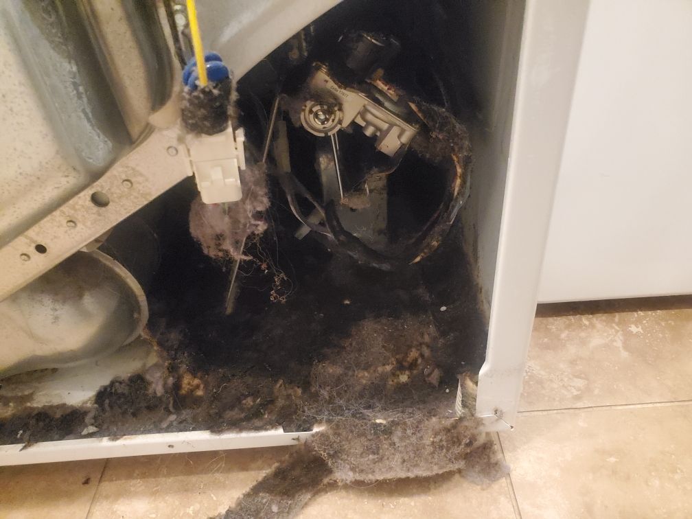 have your dryers cleaned annually to keep from cat