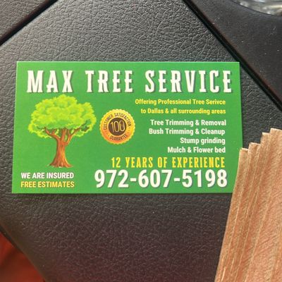 Avatar for Max Tree service