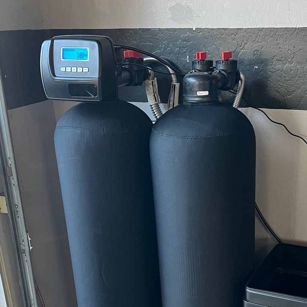 Professional grade water softener and whole home f