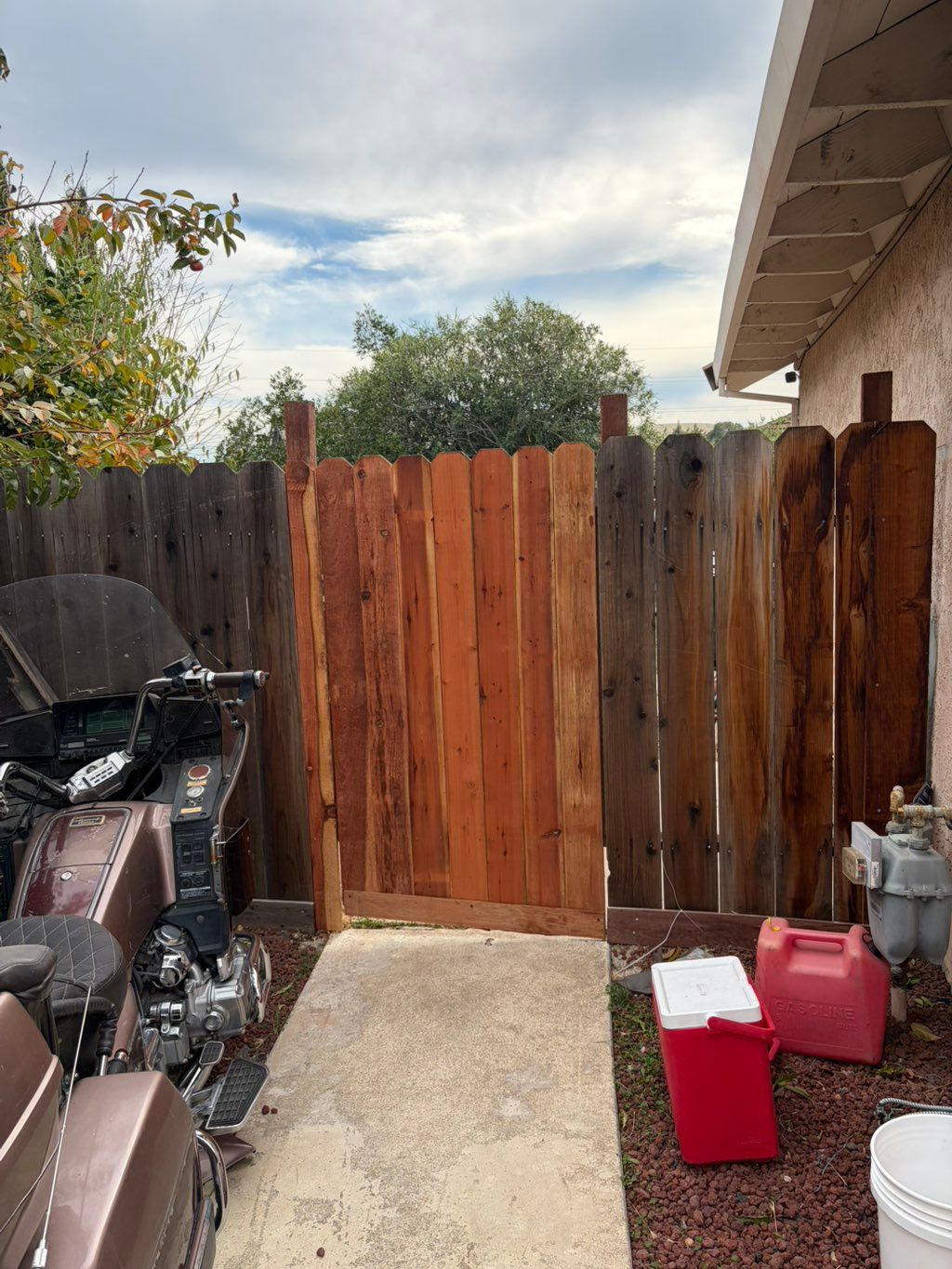 Backyard Entrance Door Rebuilt 