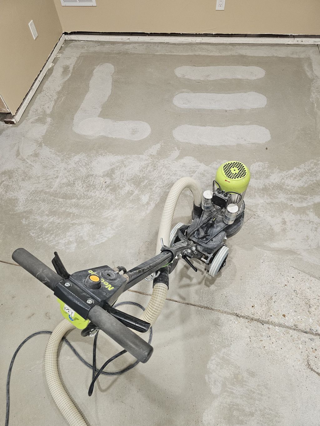 Basement Concrete Grinding