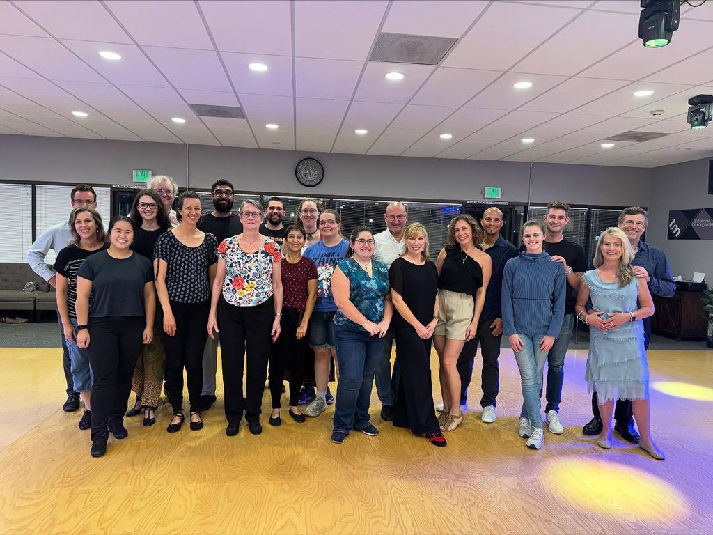 A good looking group of happy dancers!