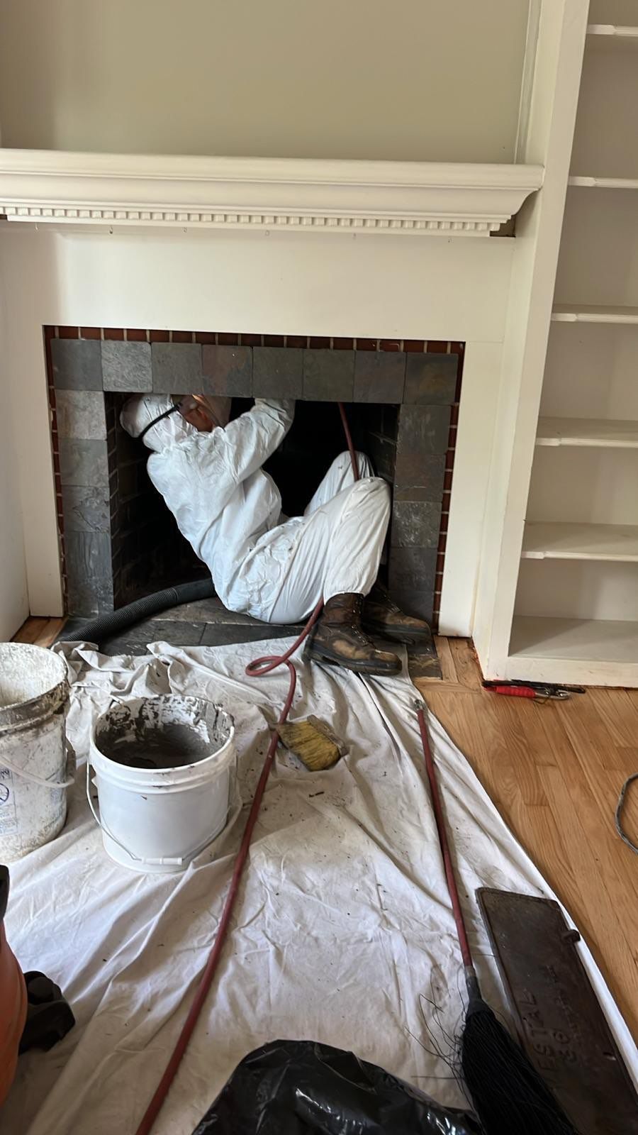 Smoke chamber repair 