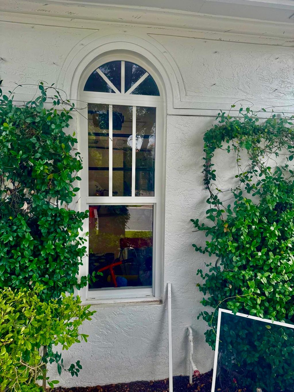 New Arch Window Replaced