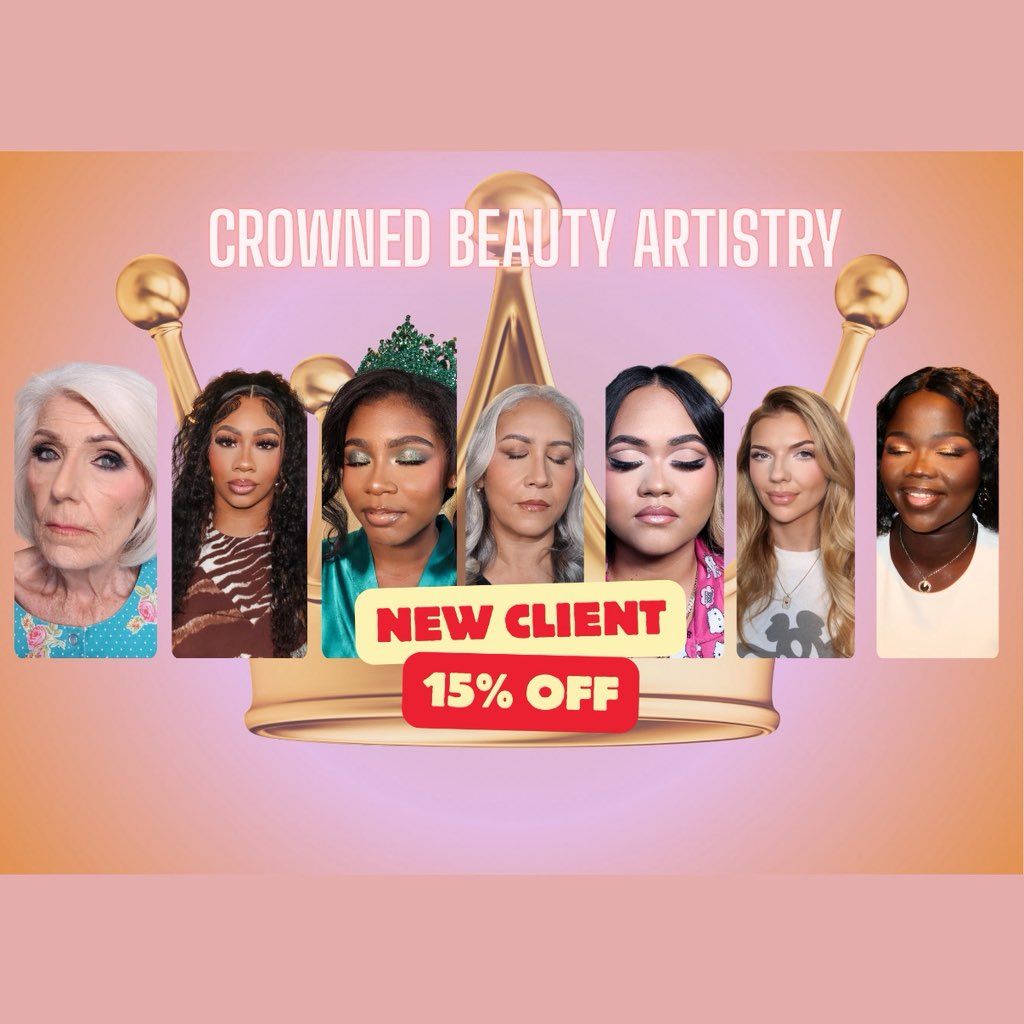 Crowned Beauty NRG AREA Houston Glam Service
