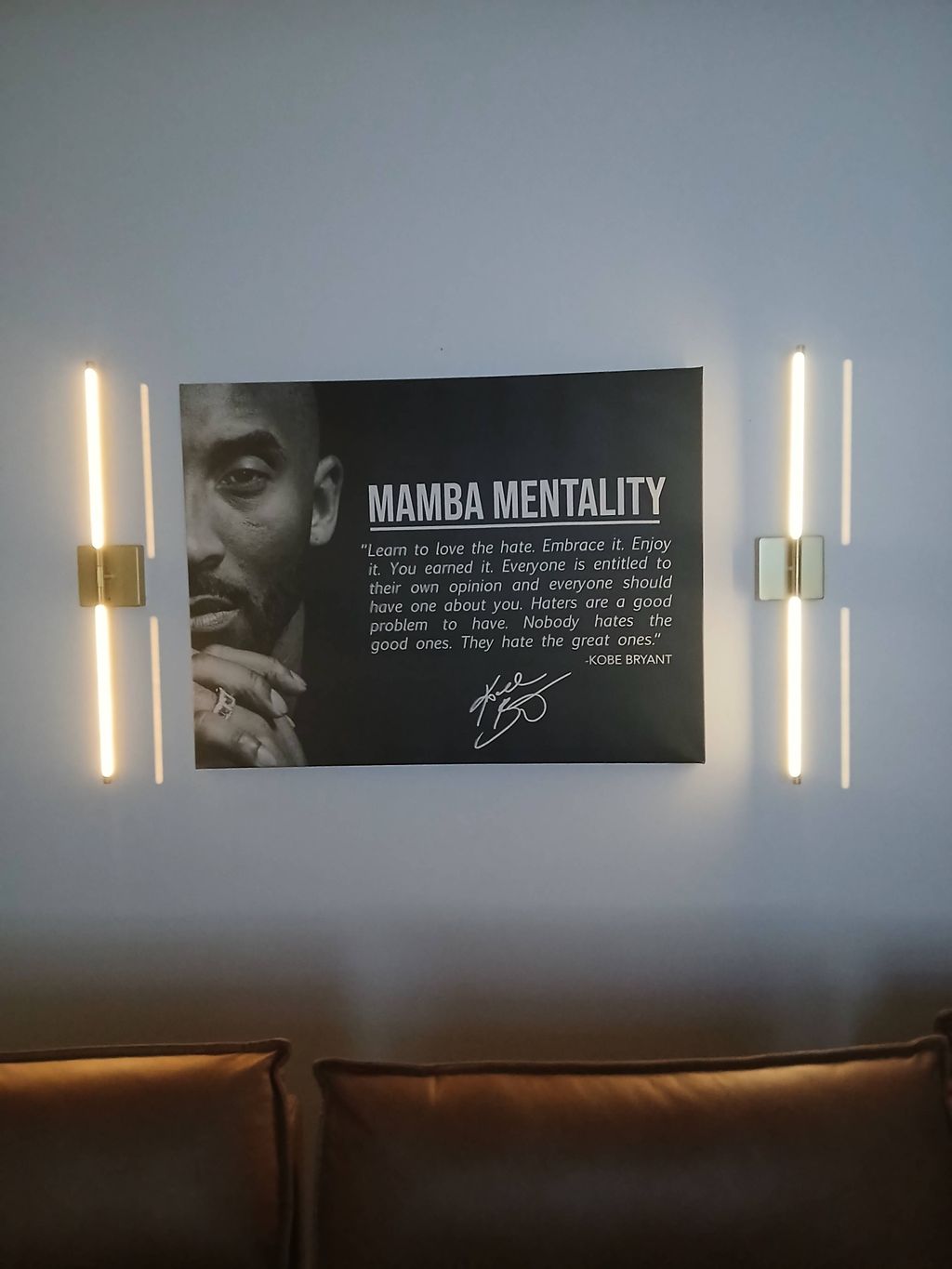 picture and light install