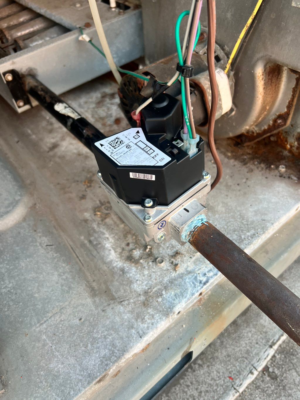 Gas Valve Replacement for RTU 