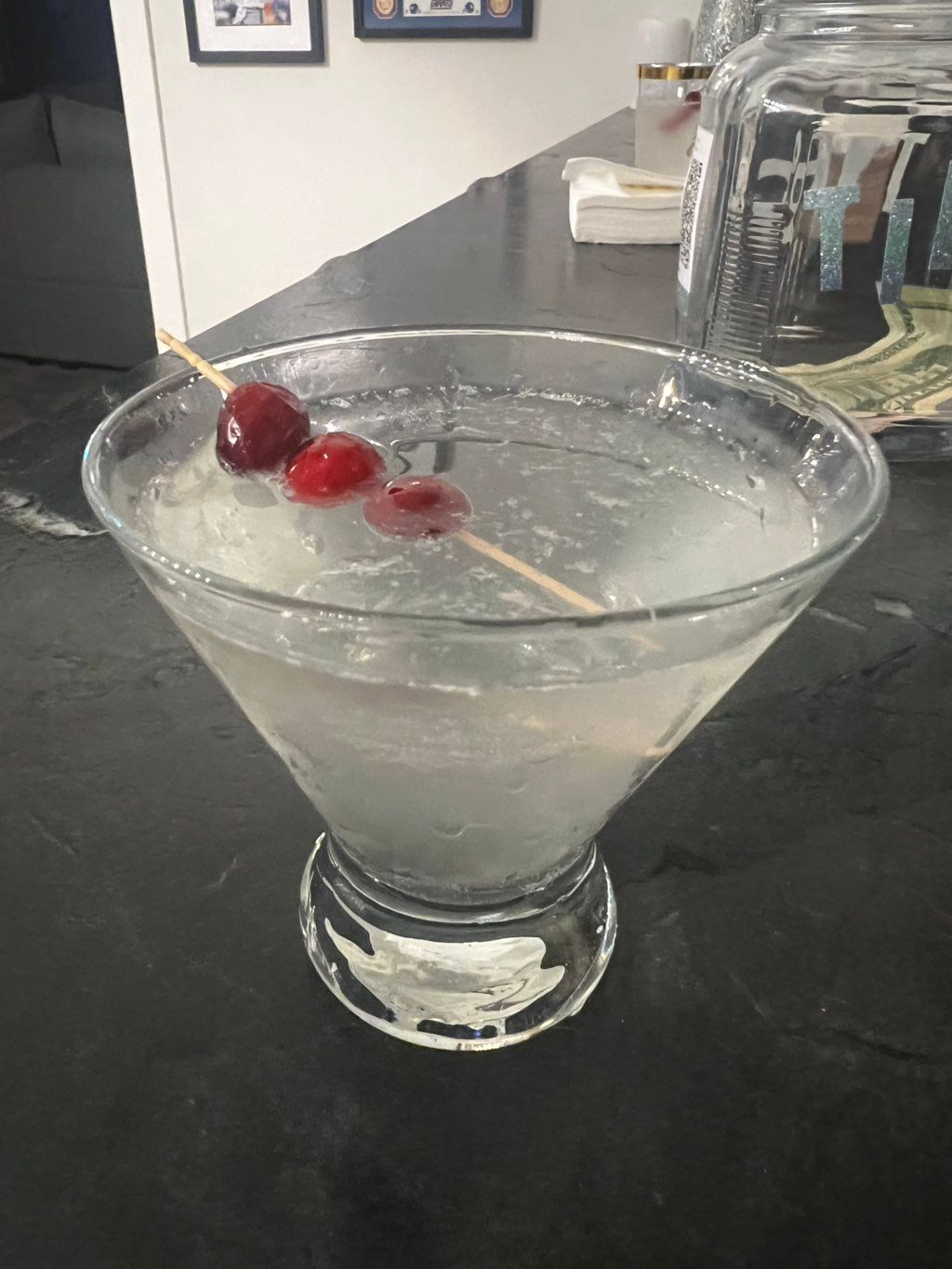White Christmas Vodka Martini