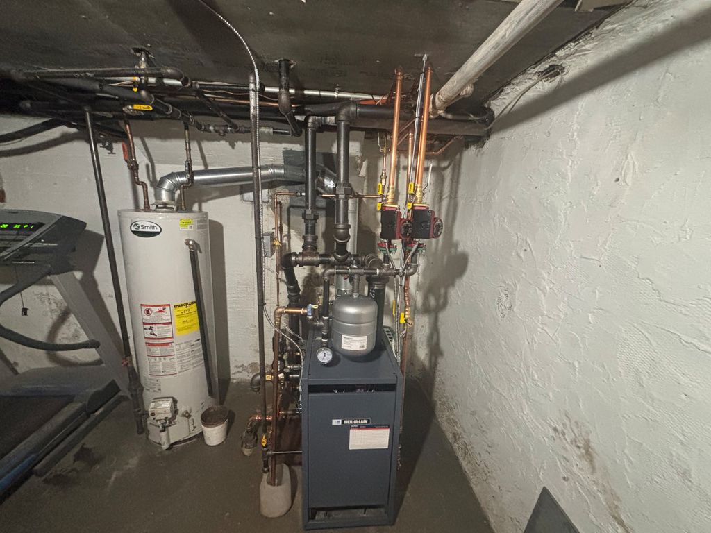 Weil McLain Boiler with two hot water zones