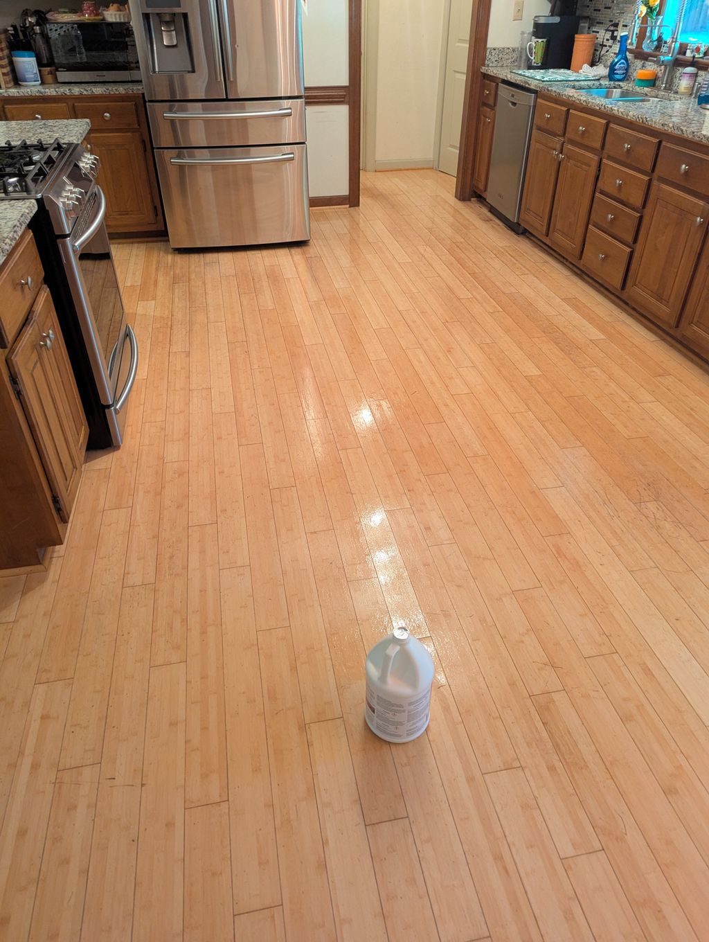 Bamboo floor turned out great